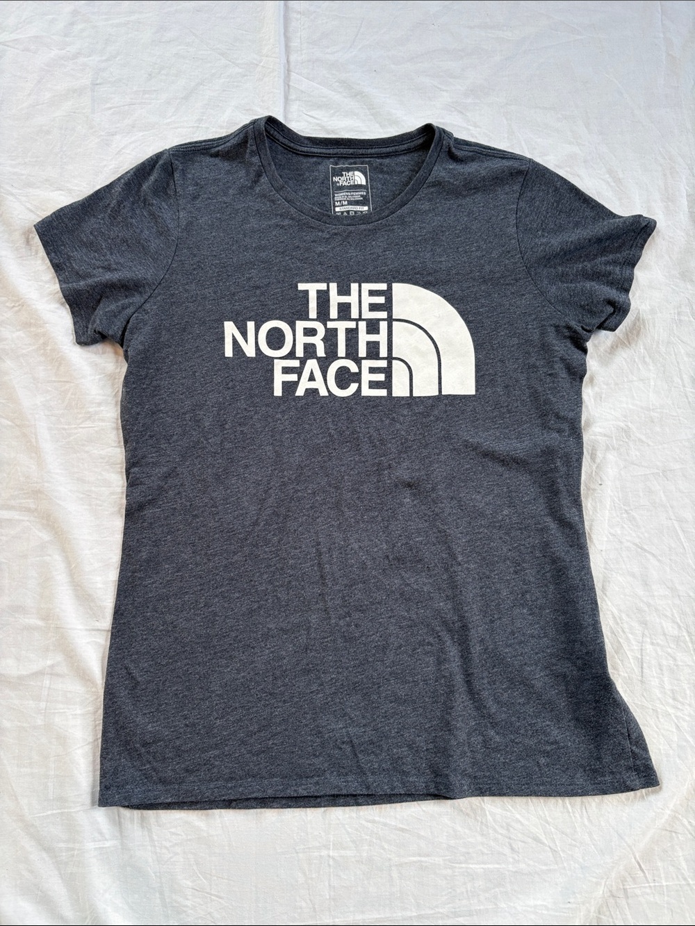 The North Face Women's Medium Charcoal Gray Logo Tee